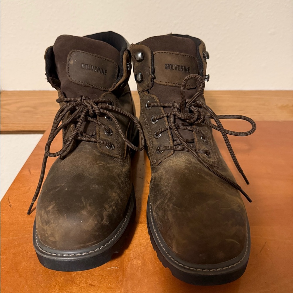 Wolverine Men's Dark Brown Leather Boots
